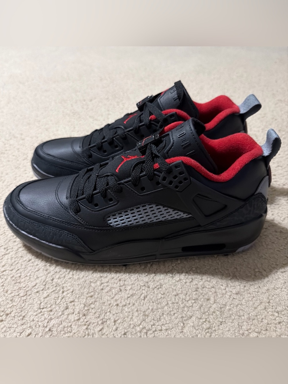 Nike Jordan Spizike G Golf Shoes Men’s Size 10 Black Varsity Red HQ4365-002 NEW